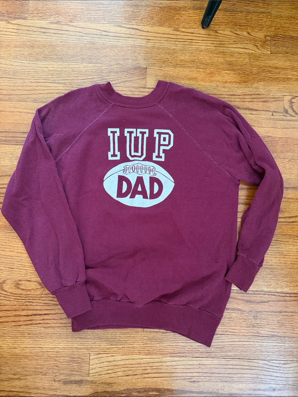 IUP Dad Maroon Crewneck Sweatshirt